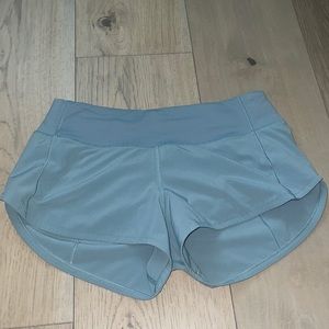 Steel Blue Speed Up Lululemon Shorts